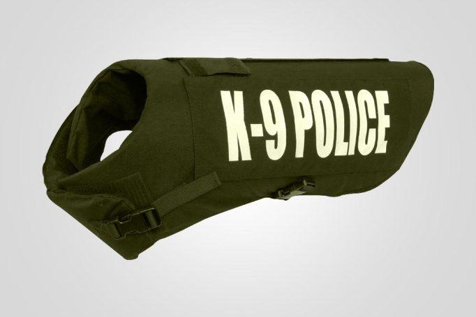 TGF Faust K9 Vest - protective vest - Ranger Green color