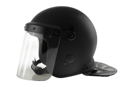 SAH001 Riot Helmet - side view